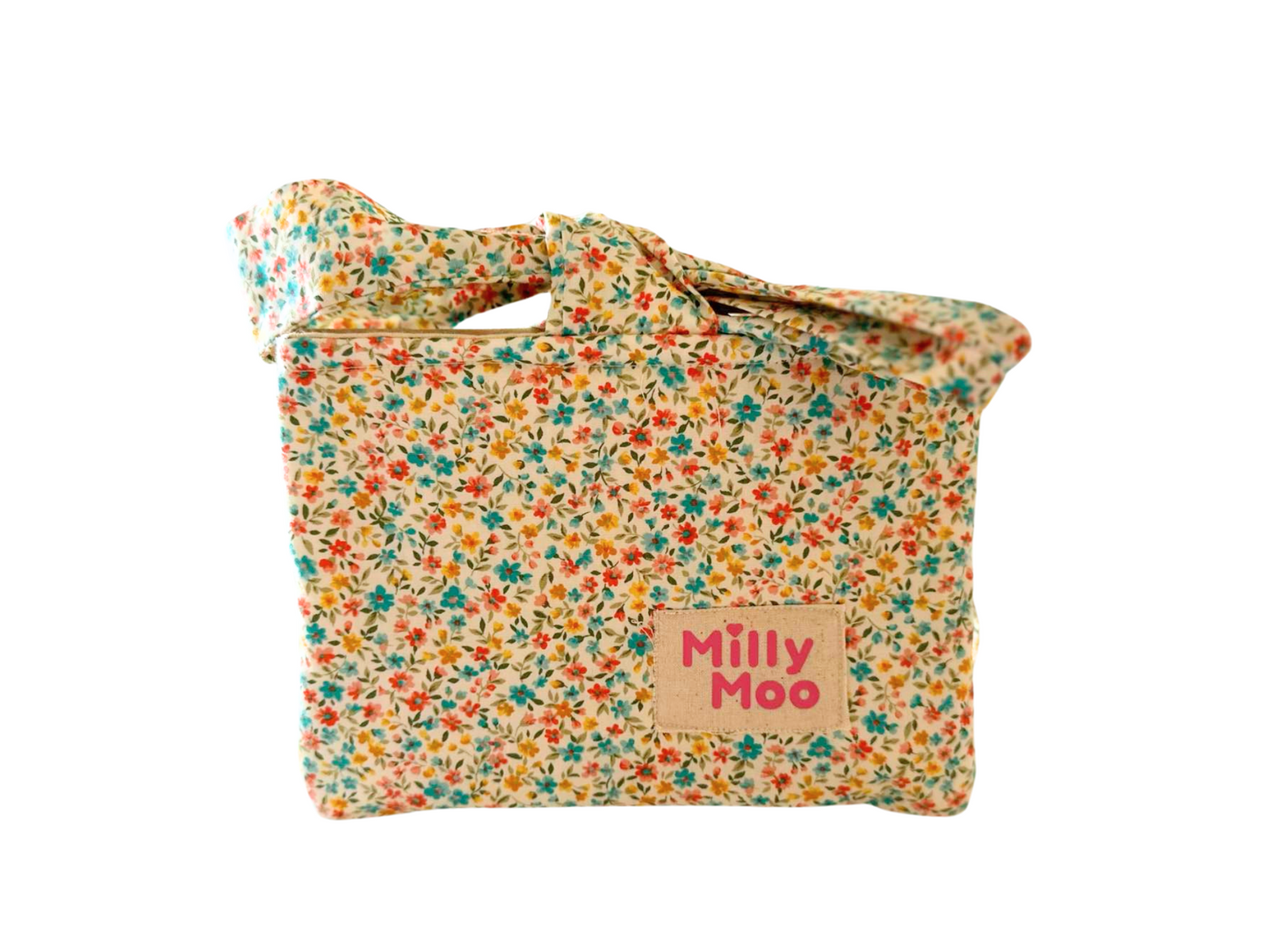 Retro Floral Kindle Tech Bag