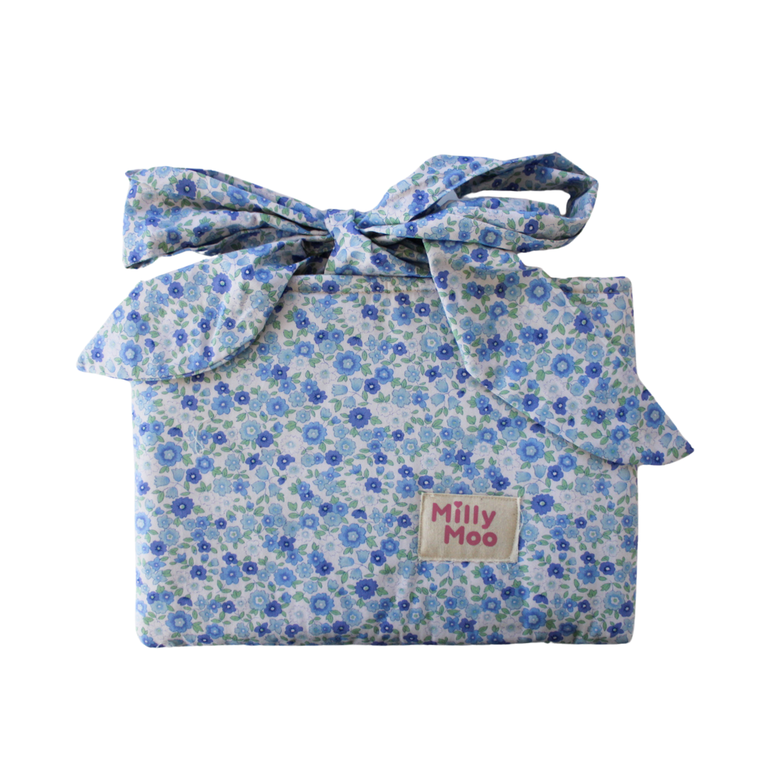 Blue Blossom Ipad Tech Bag