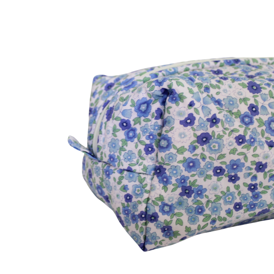 Blue Blossom Beauty Bag