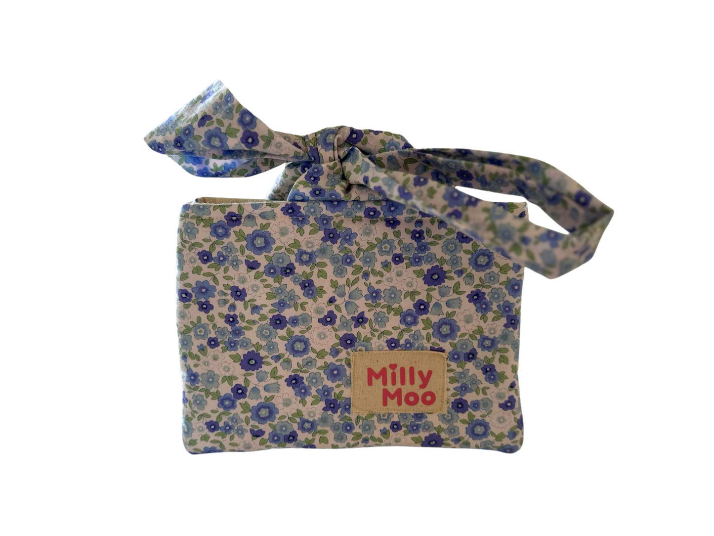 Blue Blossom Kindle Tech Bag