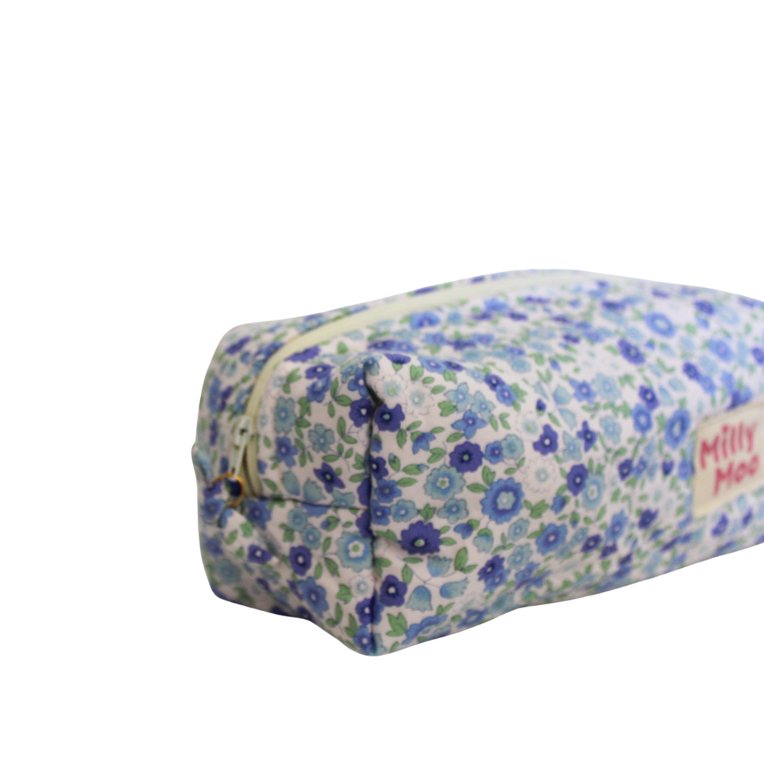 Blue Blossom Mini Beauty Bag