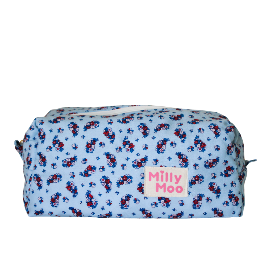 Blue Meadow Beauty Bag