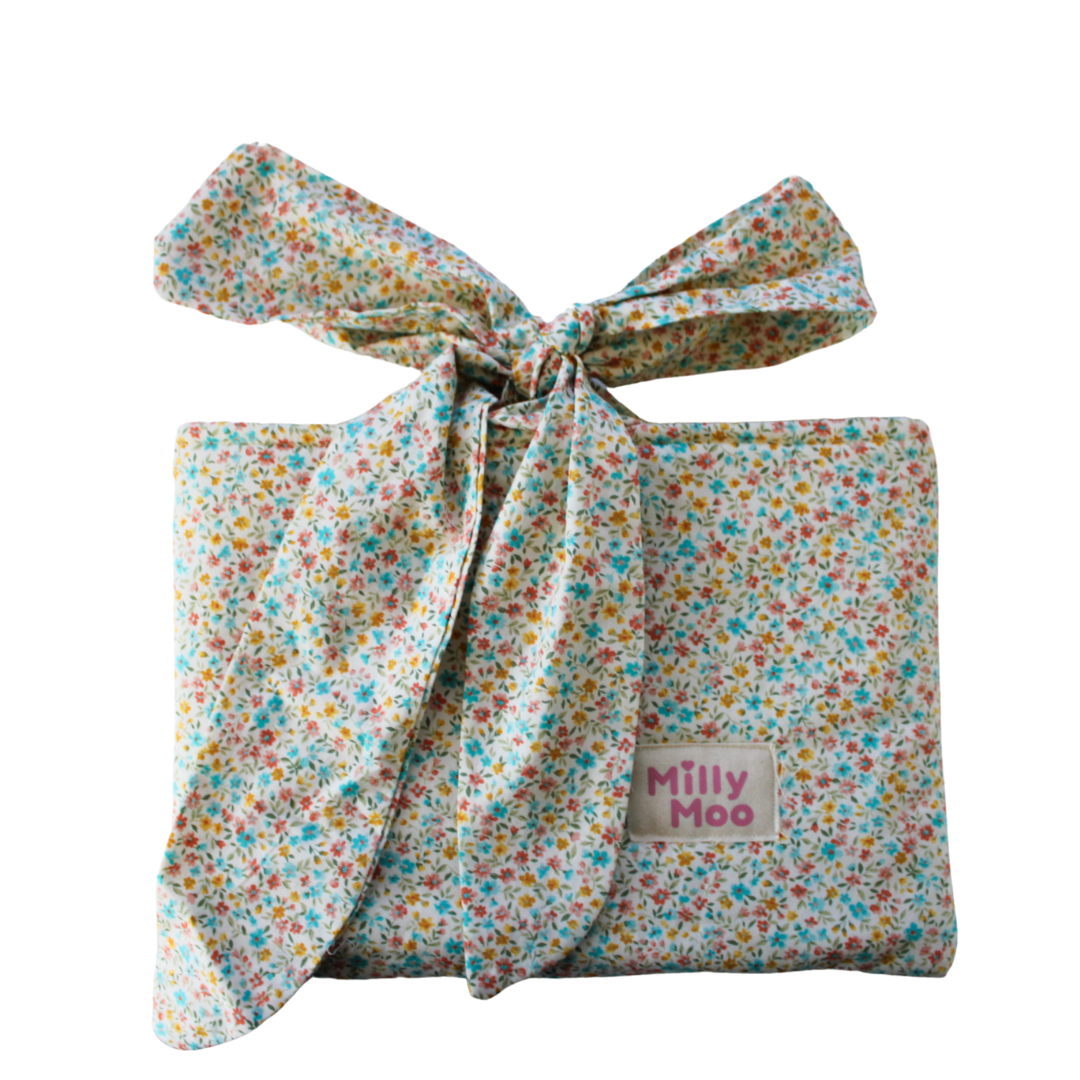Retro Floral Ipad Tech Bag