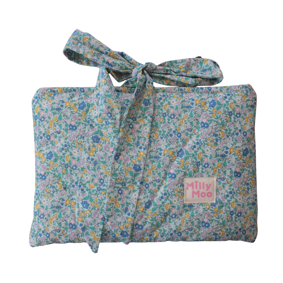 Little Wildflower Laptop Tech Bag
