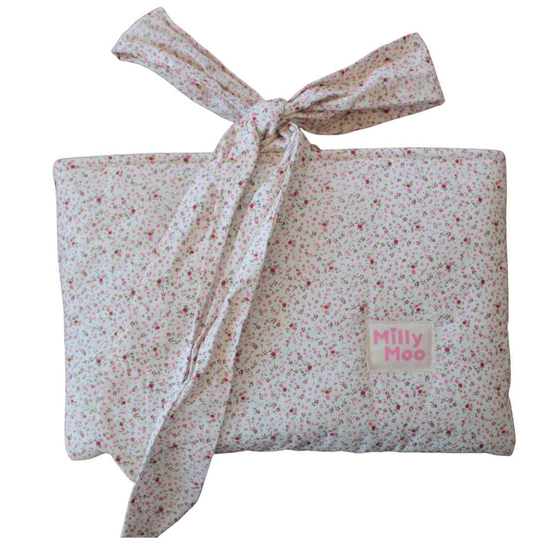 Blush Blossom Laptop Tech Bag