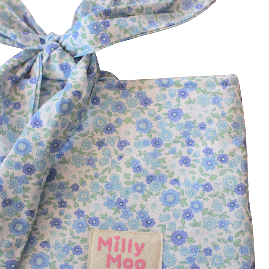 Blue Daisy Dream ipad Tech Bag