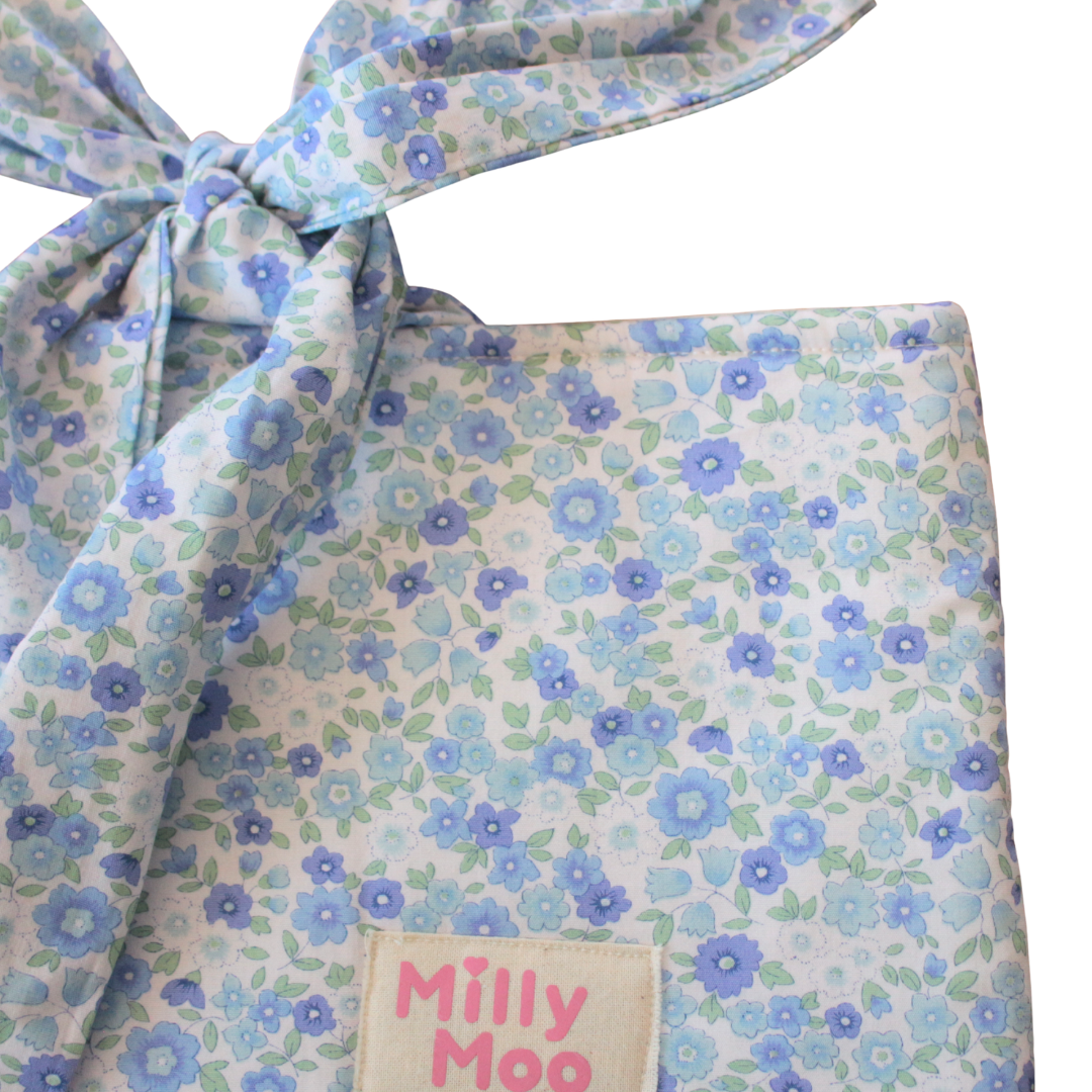 Blue Daisy Dream ipad Tech Bag
