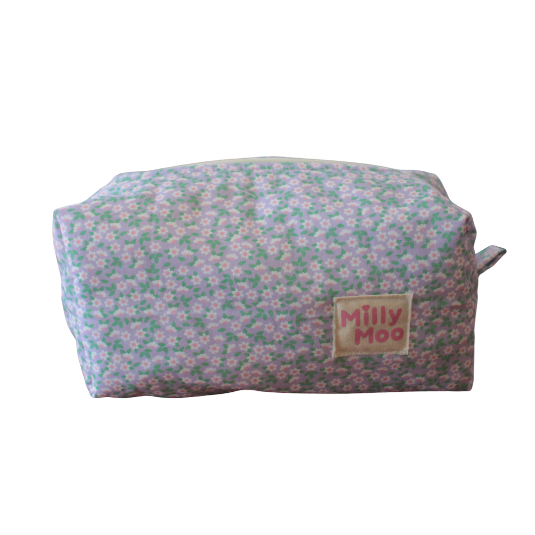 Purple Posy Beauty Bag