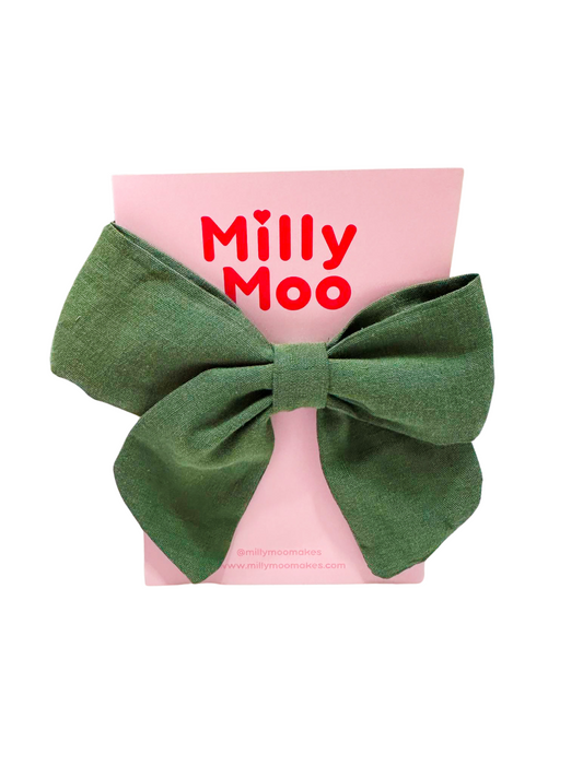 Olive Bow Small