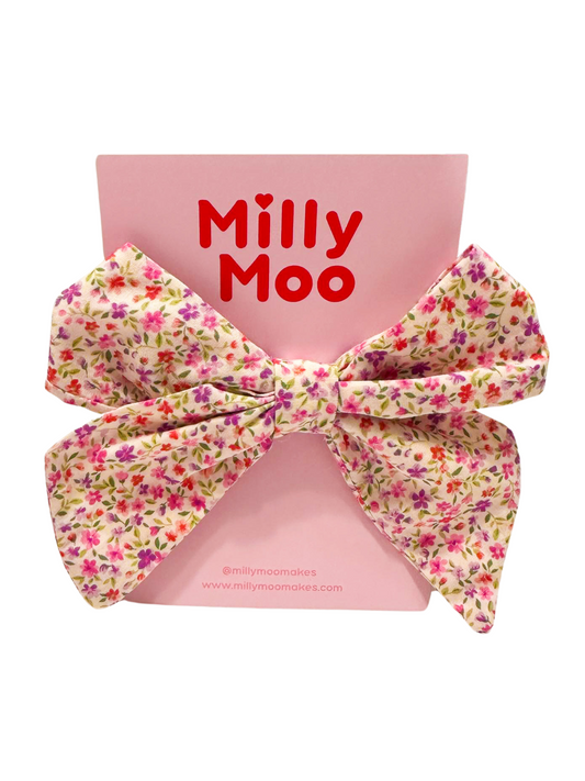 Rosy Meadow Bow Small