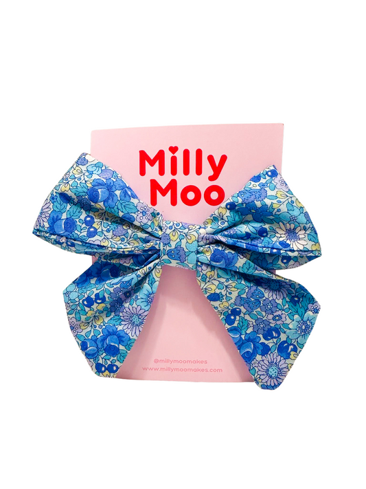 Enchanted Blue Bow Small