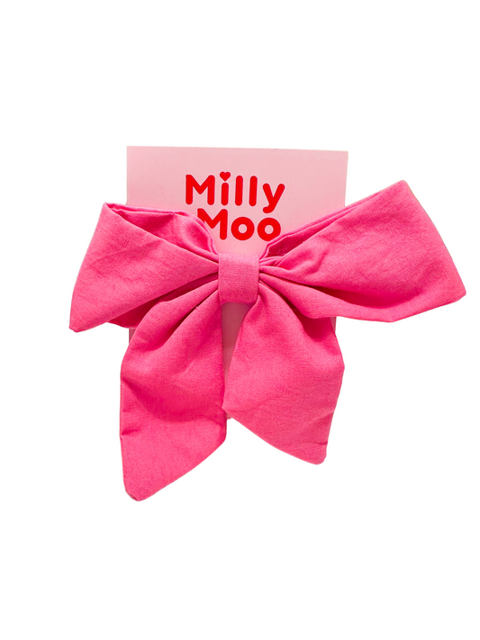Pink Pop Hair Bow Large