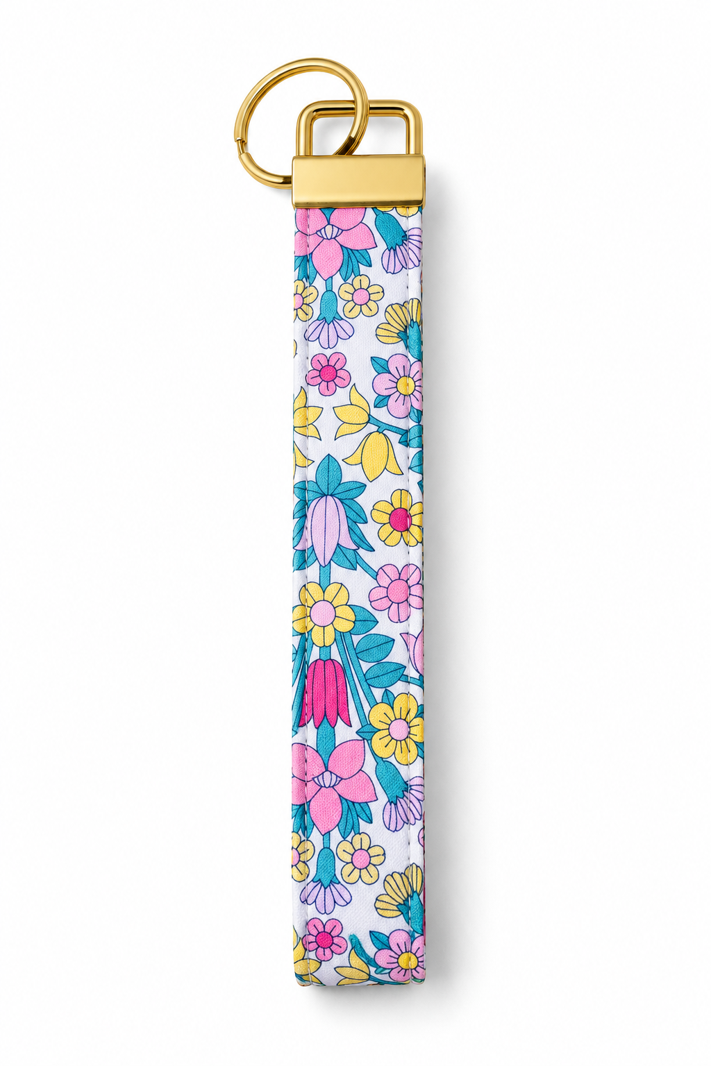 Bright Florals Wristlet