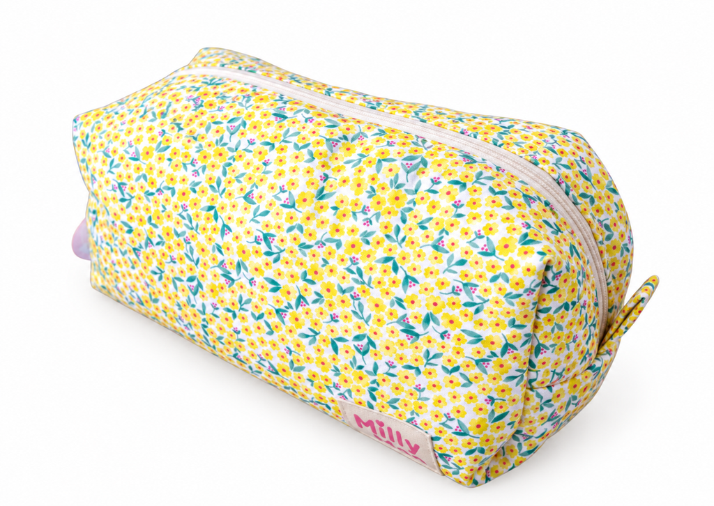Yellow Daisy Beauty Bag