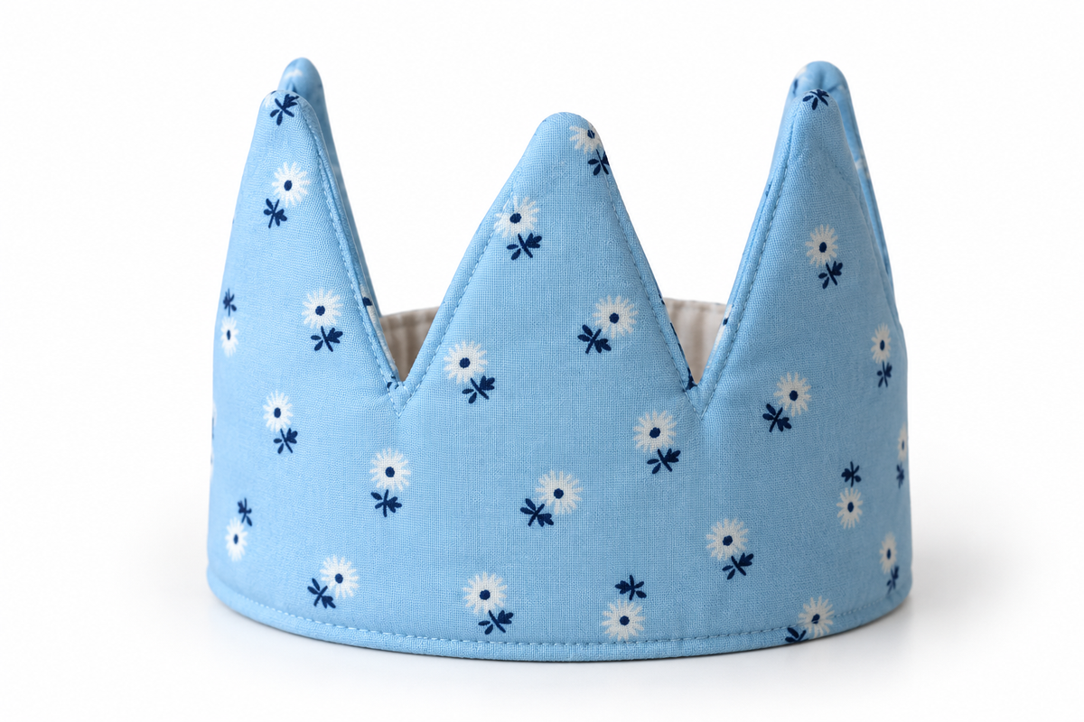 Blue Daisy Crown