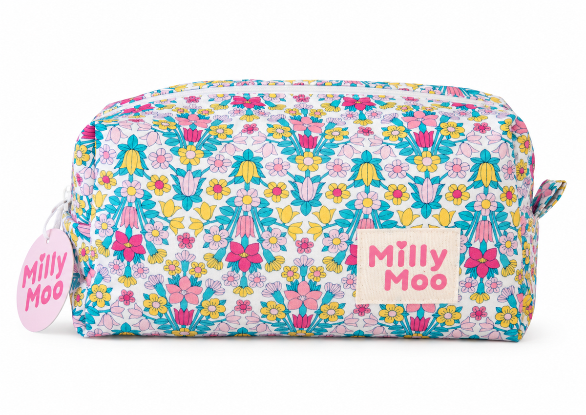 Bright Florals Beauty Bag