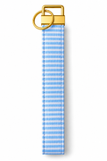 Blue Stripes Wristlet